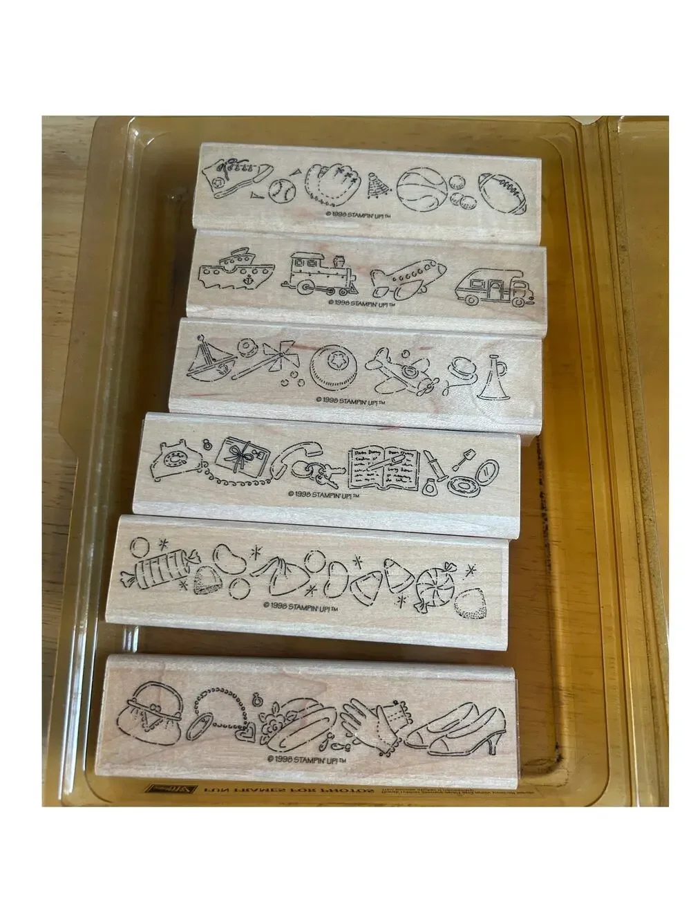 Stampin’ Up! 1998 Border Stamps - Fun Frames for Photos
